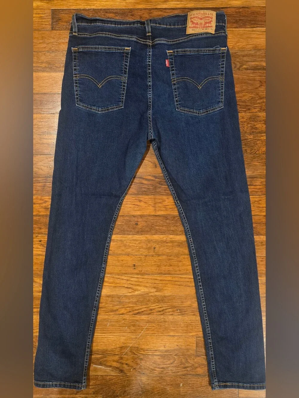 Levi’s 510 Skinny Fit Men’s Jeans 36x32 Dark Wash Stretch Denim